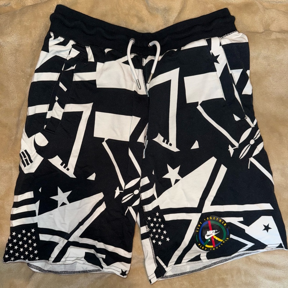 Nike Black and White Shorts